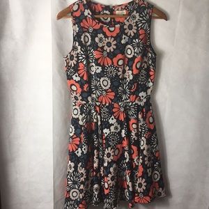 Maison Jules Floral Boho Dress Size Small